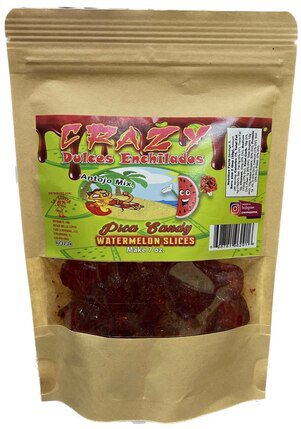 Crazy Dulces Enchilados Pica Candy: Watermelon Slices