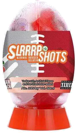 Slrrrp Gelatin Shots Football 20 Pack