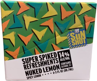Sun Ice Sun Shot Nuked Lemon 3oz 6PK