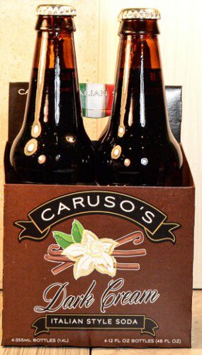 Carusos Dark Cream Soda 4pk