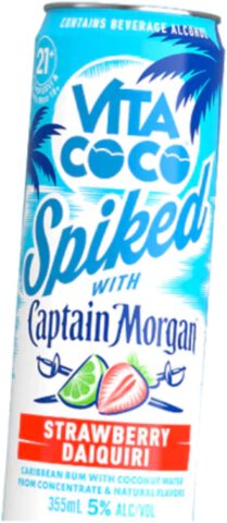 Captain Morgan Vita Coco Strawberry Daiquiri