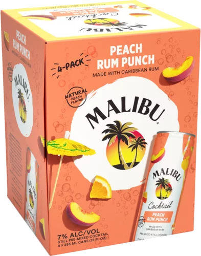 Malibu Cocktail Peach Rum Punch
