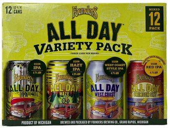 Founders All Day Variety Pack 12oz Cans