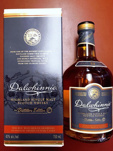 Dalwhinnie Distillers Edition Double Matured Oloroso Sherry Cask Wood Single Malt Scotch Whisky 2022
