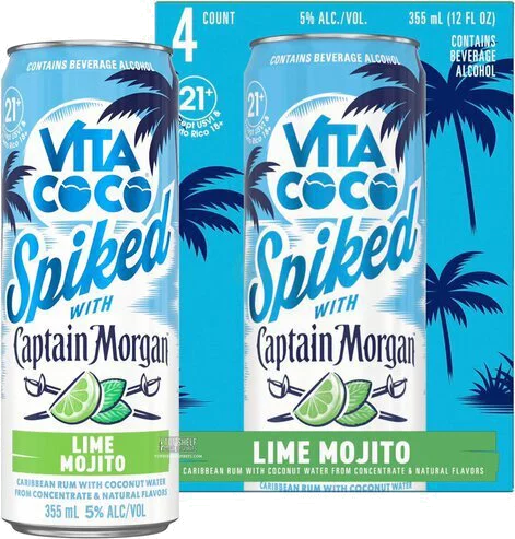 Vita Coco Spiked With Captain Morgan Lime Mojito