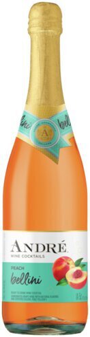 Andre Peach Bellini Sparkling Wine Cocktail