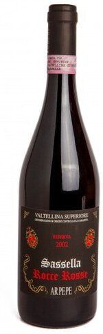 Arpepe Valtellina Sup Rsv Sassella Rocce Rosse