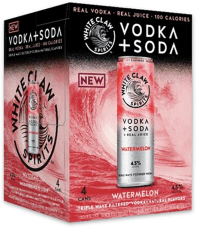 White Claw Spirits Vodka + Soda Watermelon