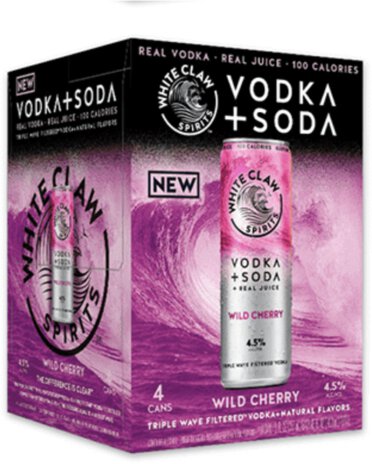 White Claw Spirits Vodka + Soda Wild Cherry