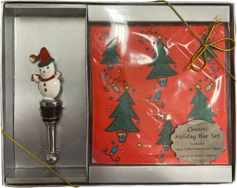Napkin & Stopper Set