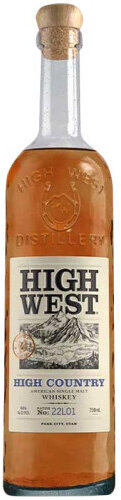High West High Country American Single Malt Whiskey