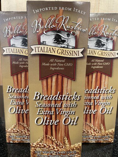 Bello Rustico Grissini Breadsticks Olive Oil