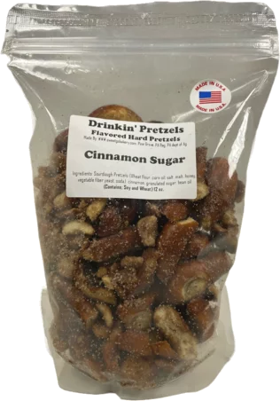 Drinkin Pretzels Cinnamon Sugar Big Bag