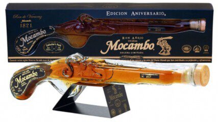 Mocambo 10 Years Old Anejo Musket Pistol Bottle