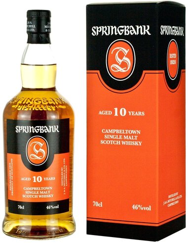 Springbank 10 Year Old Campbeltown Single Malt Scotch