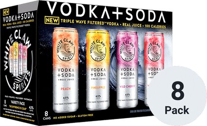 White Claw Vodka+Soda Variety 8-Pack