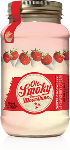 Ole Smoky White Chocolate & Strawberry Cream Moonshine