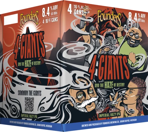 Founder's Brewing 4 Giants Hazy IPA