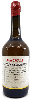 Roger Groult 12 Year Calvados Single Cask #172 61.7% ABV 750ML