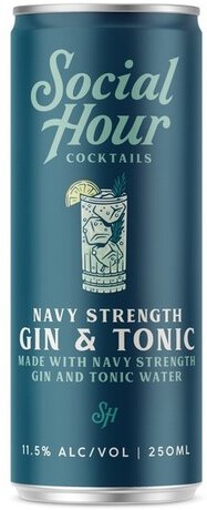 Social Hour Navy Strength Gin & Tonic