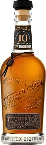 Templeton 10 Year Rye Single Barrel Whiskey