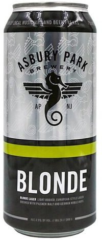 Asbury Park Blonde European Style Lager Beer