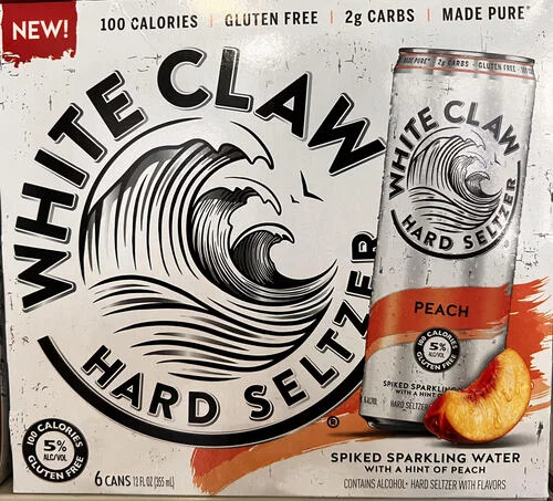 White Claw Peach 6pk