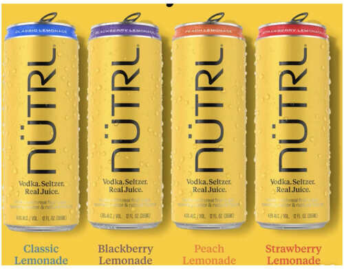 Nutrl Lemonade Vodka Seltzer Variety Pack 