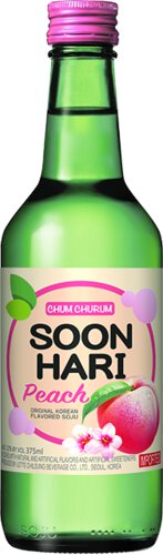 Soonhari Korean Soju Peach Non-appellated