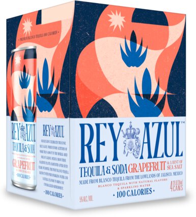 Cocktail Rey Azul Tequila & Soda Grapefruit
