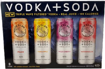 White Claw Real Vodka Soda Variety
