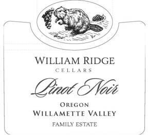 William Ridge Cellars Willamette Valley Pinot Noir