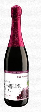 St Julian Sparkling Red Grape Juice Alcohol Free