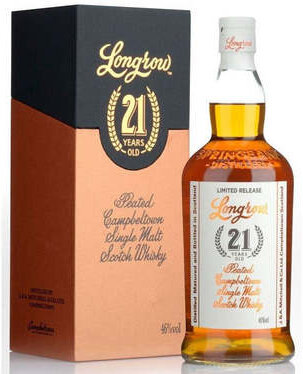 Longrow 21 Year Old Peated Single Malt Scotch Whisky 700ml