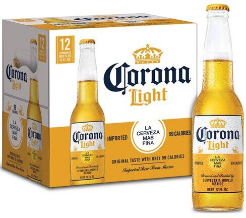 Corona Light Beer 12 Pack bottles