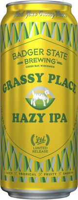 Badger State Grassy Place Hazy IPA