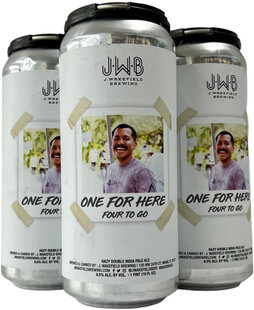 J Wakefield One For Here Four To Go DIPA 16oz Cans