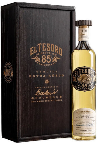 El Tesoro 85th Anniversary Extra Anejo Tequila Aged in Booker's 30th Anniversary Casks