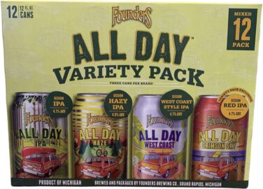 Founders All Day Variety Pack 12PK Cans