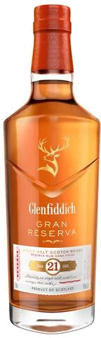 Glenfiddich 21 Year Gran Reserva Rum Cask Finish Single Malt Scotch Whisky
