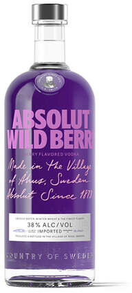 Absolut Wild Berri Vodka 1.L