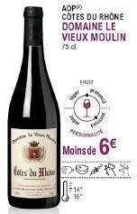 Domaine Le Vieux Moulin Cotes du Rhone France Rhone Valley