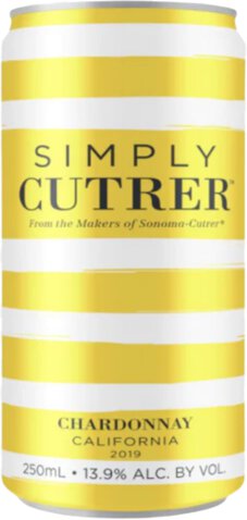 Sonoma County Cutrer Simply Cutrer Chardonnay Can 250ml