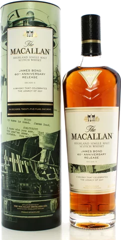 Macallan James Bond 60th Anniv Decade II