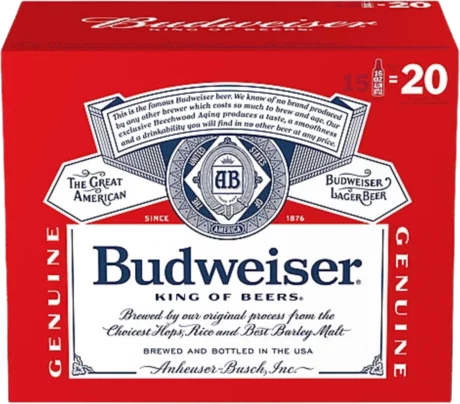 Budweiser Alum 16oz Nr15pk