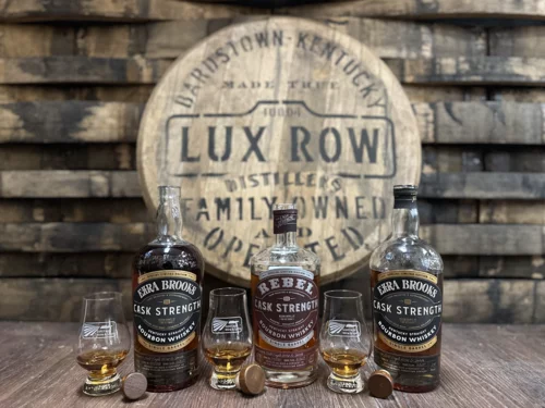 2 Lux Row Ezra & 1 Rebel Gold Eagle Single Barrel Picks