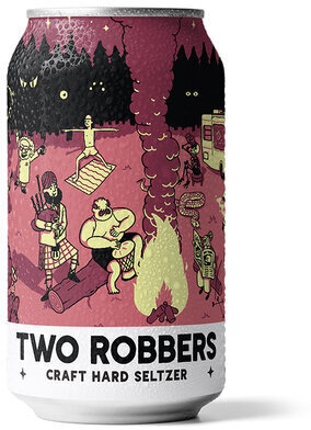 Two Robbers Craft Hard Seltzer W Black Cherry And Lemon Philadelphia Pa