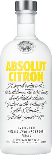 ABSOLUT CITRON VODKA