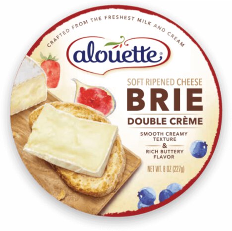 ALOUETTE BRIE DOUBLE CREAM ROUND