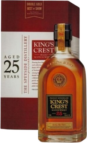 Kings Crest 25 Years Old Scotch Whisk